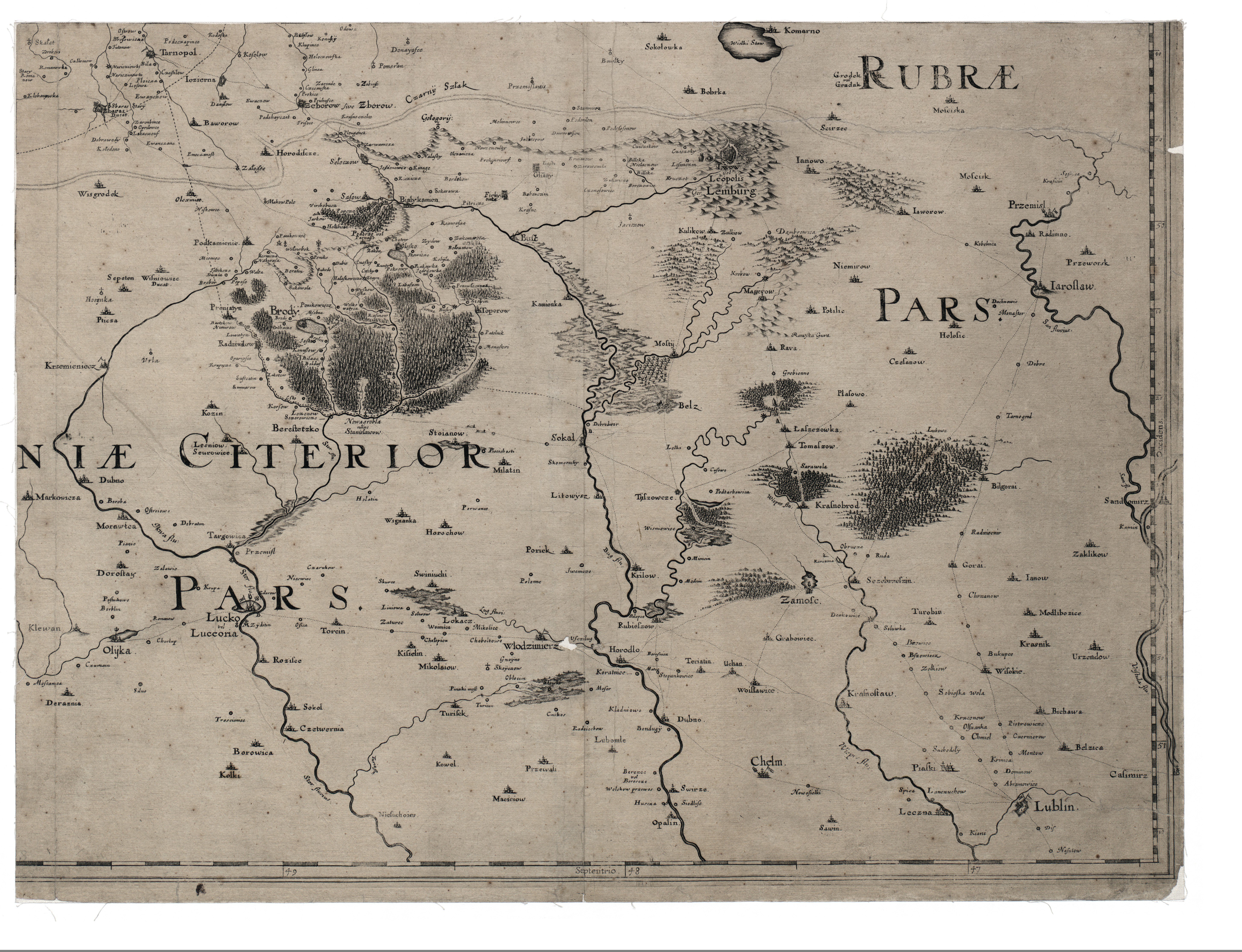 Карта Гійома де Боплана — карта українських земель XVII століття